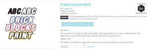 ZP Brick Blocks Print