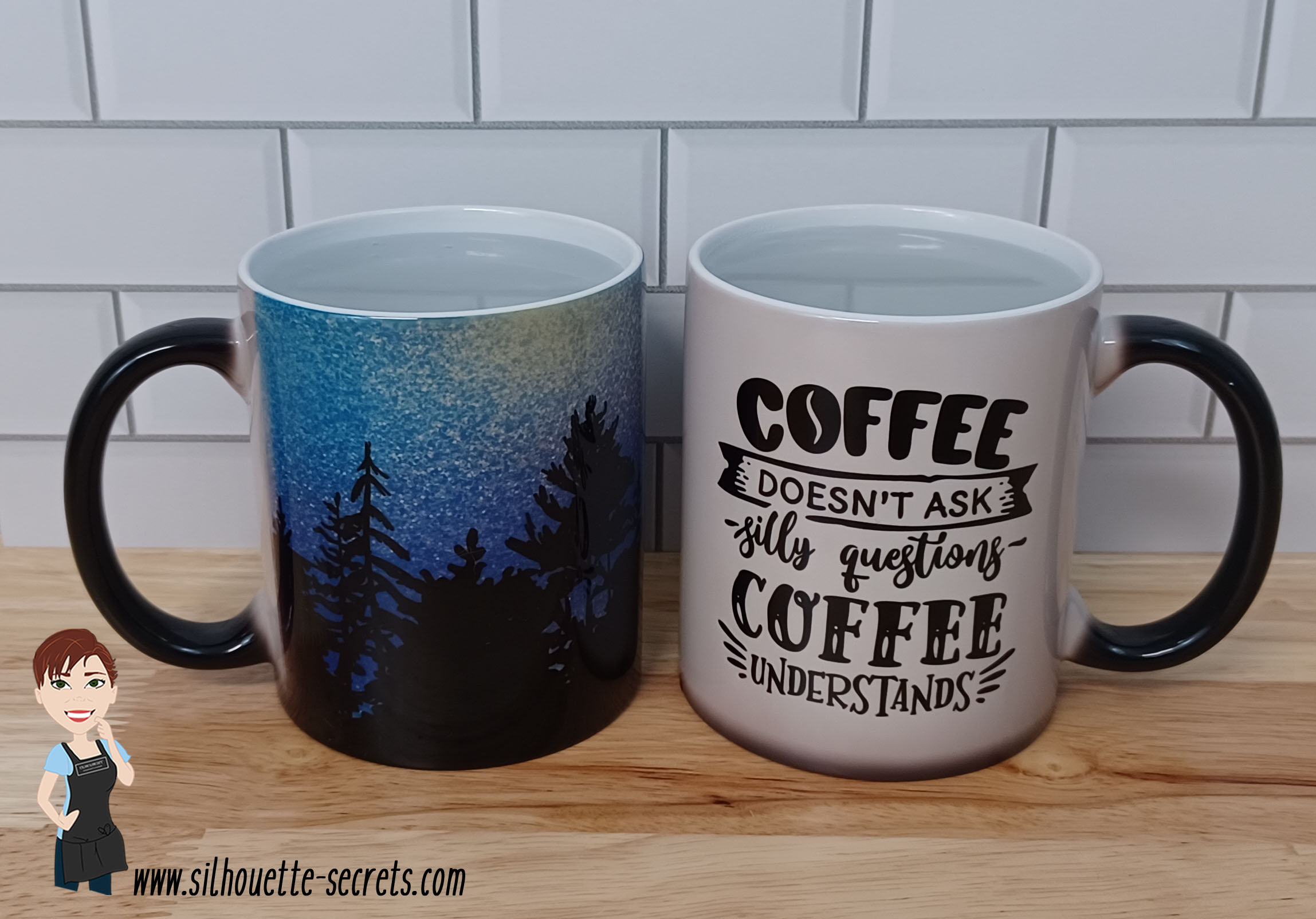 Sublimating a Color Changing Magic Mug Coffee Cup - Sublimation